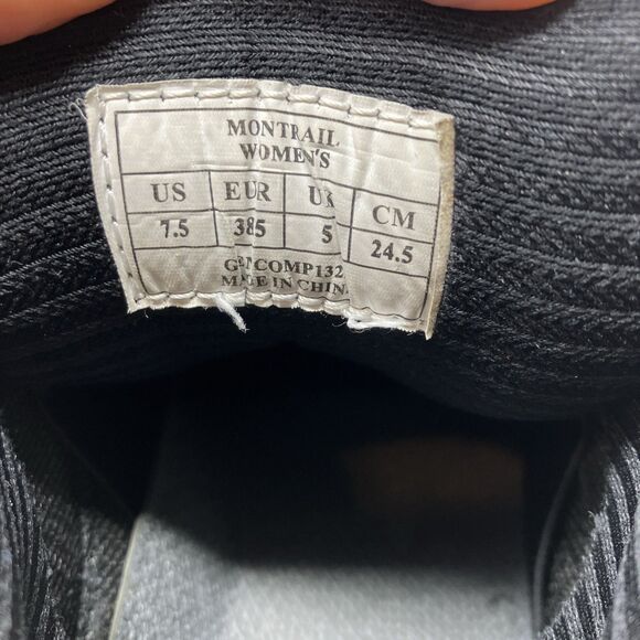 Montrail Hiking Boots EUC Terra-Flex Grey Nubuck & Mesh Lace-up Women’s US 7.5 - Picture 6 of 11